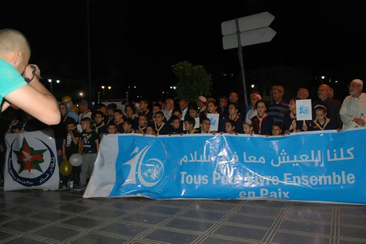 Candle vigil for the International Day of Living Together in Peace